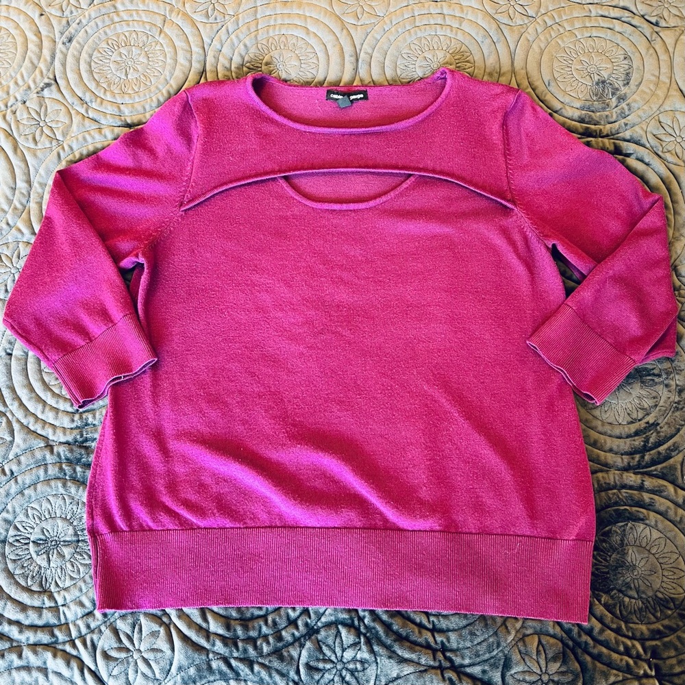Cutout Sweater